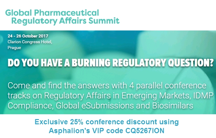 Global Pharmaceutical Regulatory Affairs Summit 2017