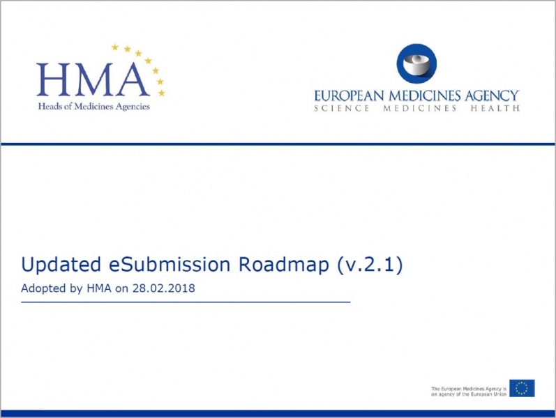 updated esubmission roadmap