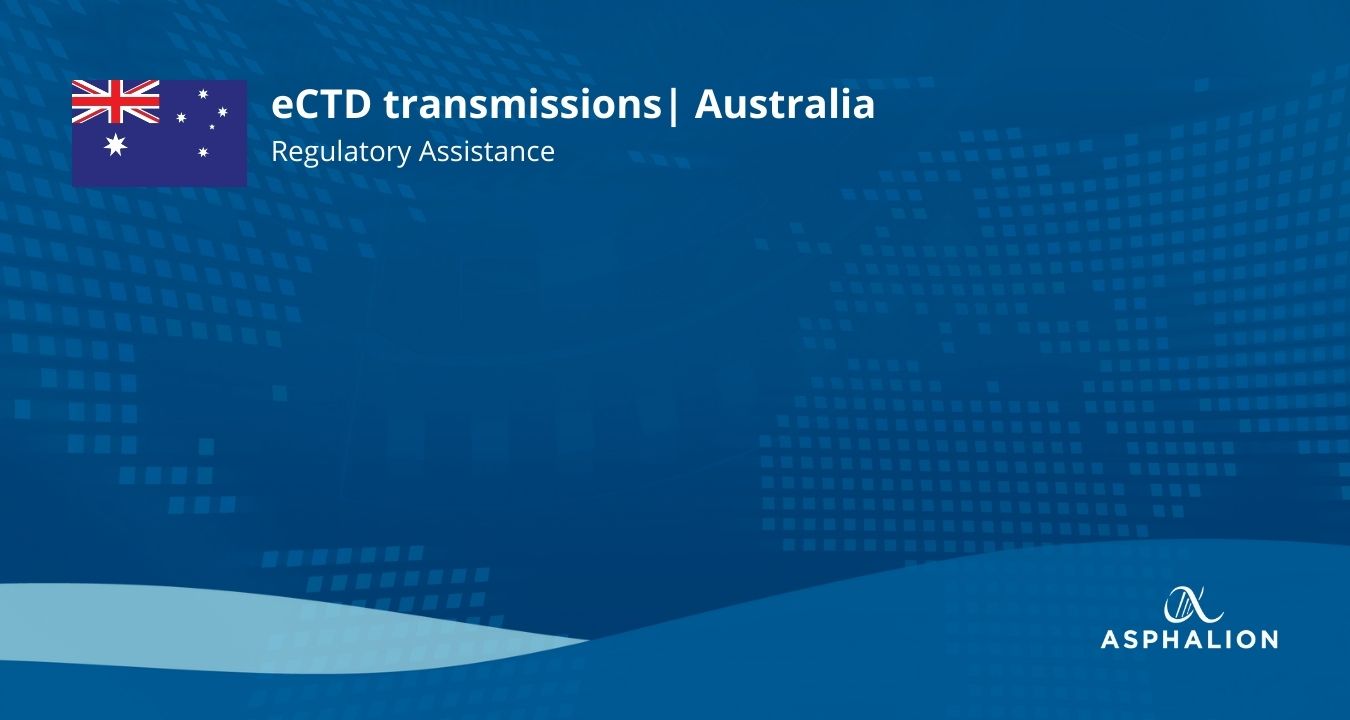 New eCTD transmissions Australia