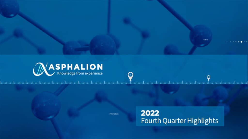 Asphalion Highlights: Fourth Quarter 2022