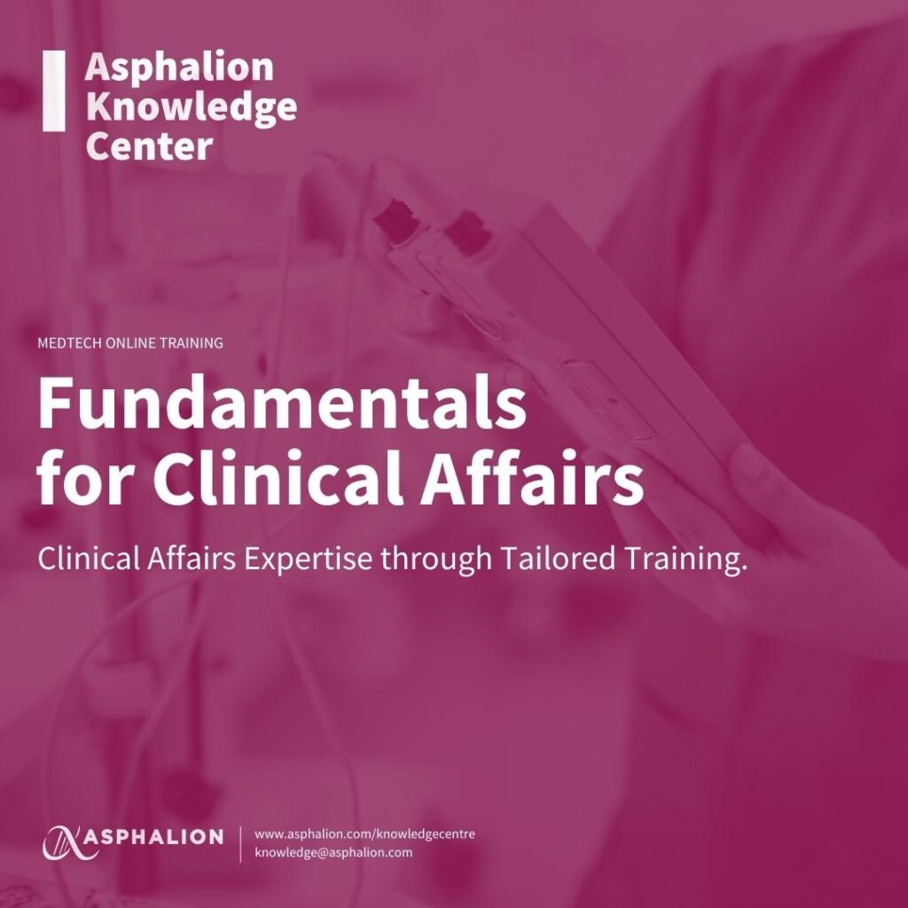 Fundamentals for Clinical Affairs