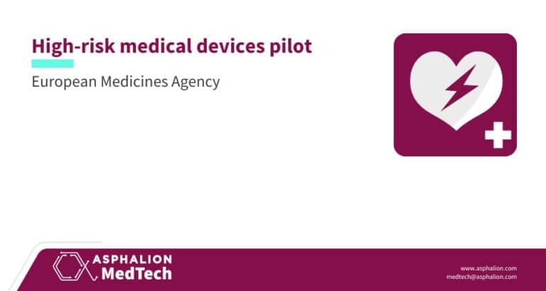 High Risk Medical Devices Pilot Ema