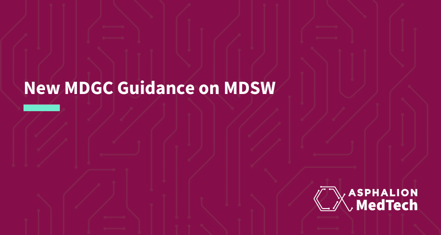 Mdcg Guidance