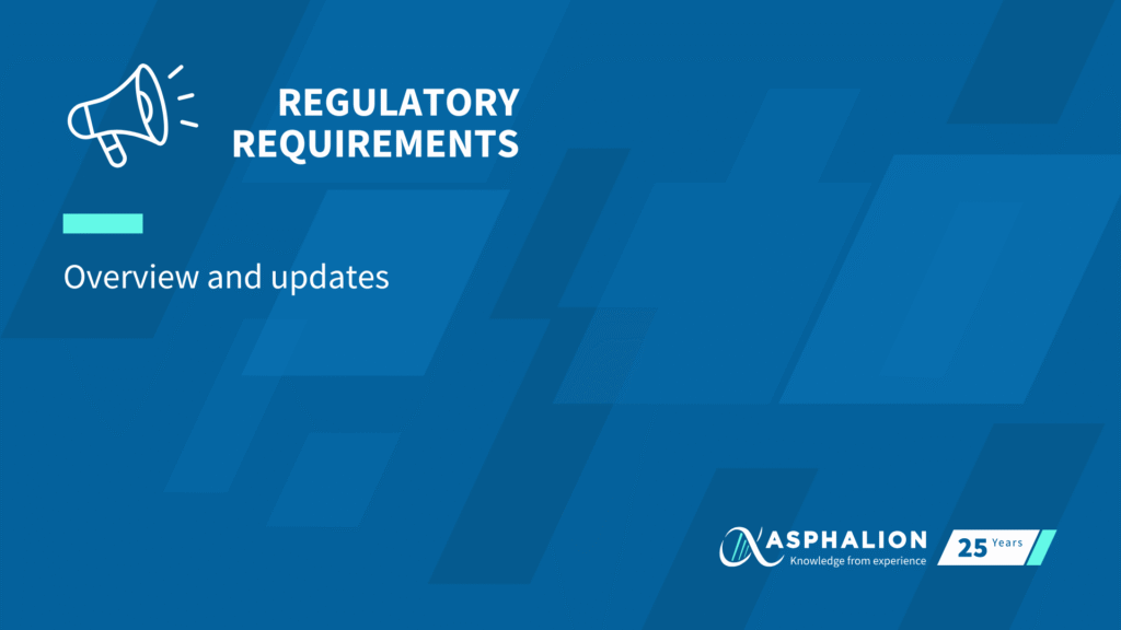 News & events 1 Regulatory Requirements
